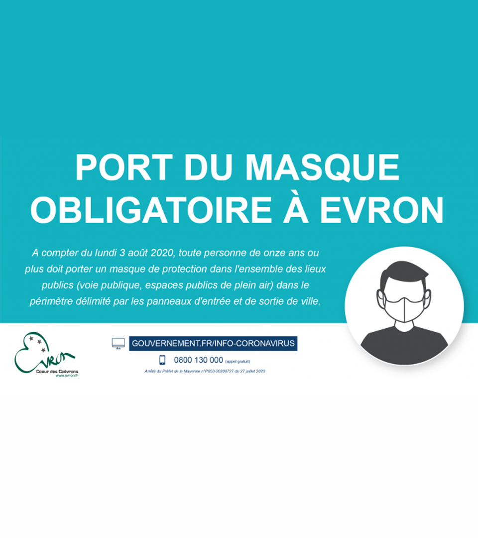 Port du masque obligatoire